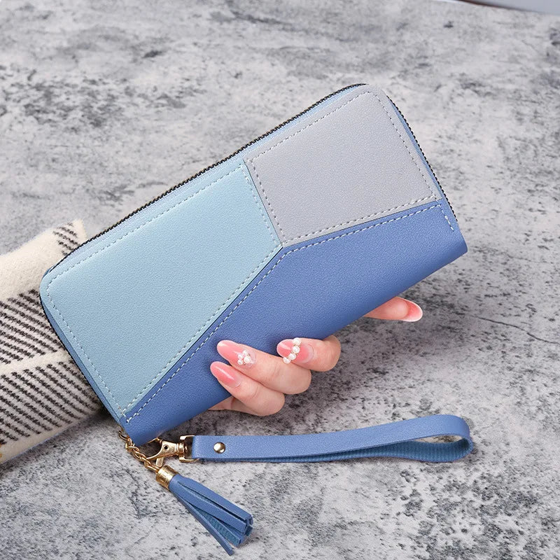 Fashion Zipper Wallets Women's Long Purses