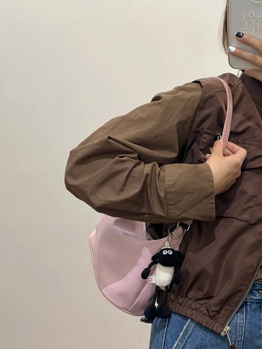 Homemade Fabric Underarm Bag