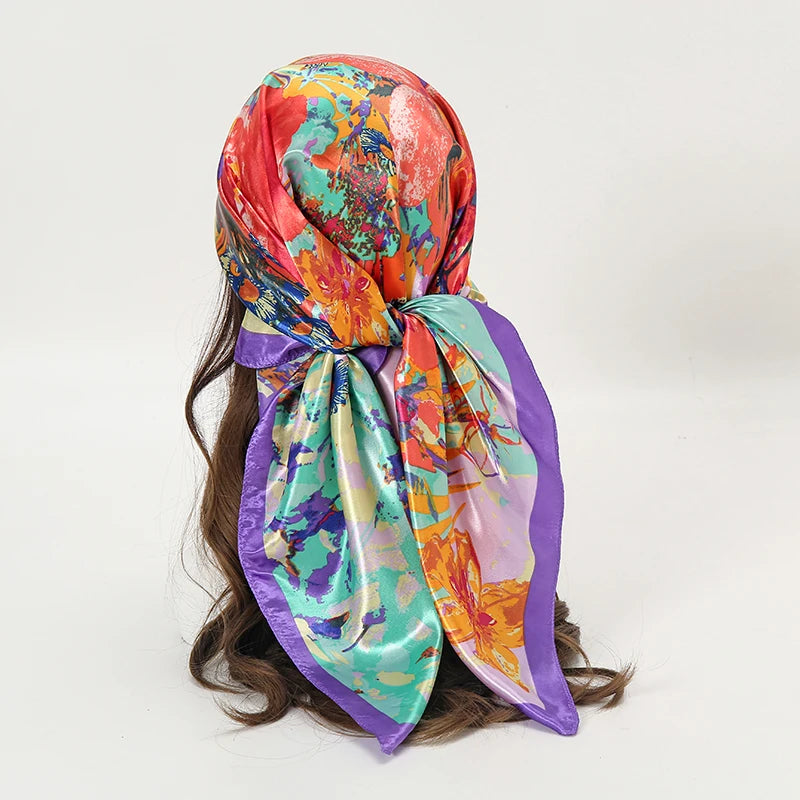 Satin Square Scarf