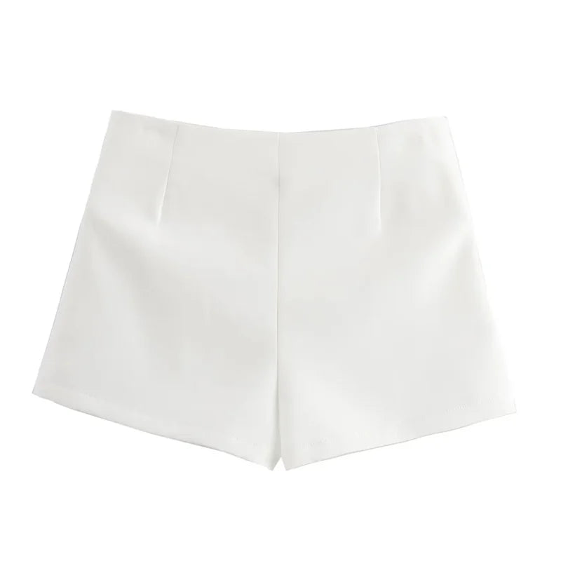 Summer Slit Short Skirt High Waist