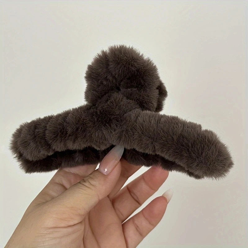 New Faux Fur Hair Claw