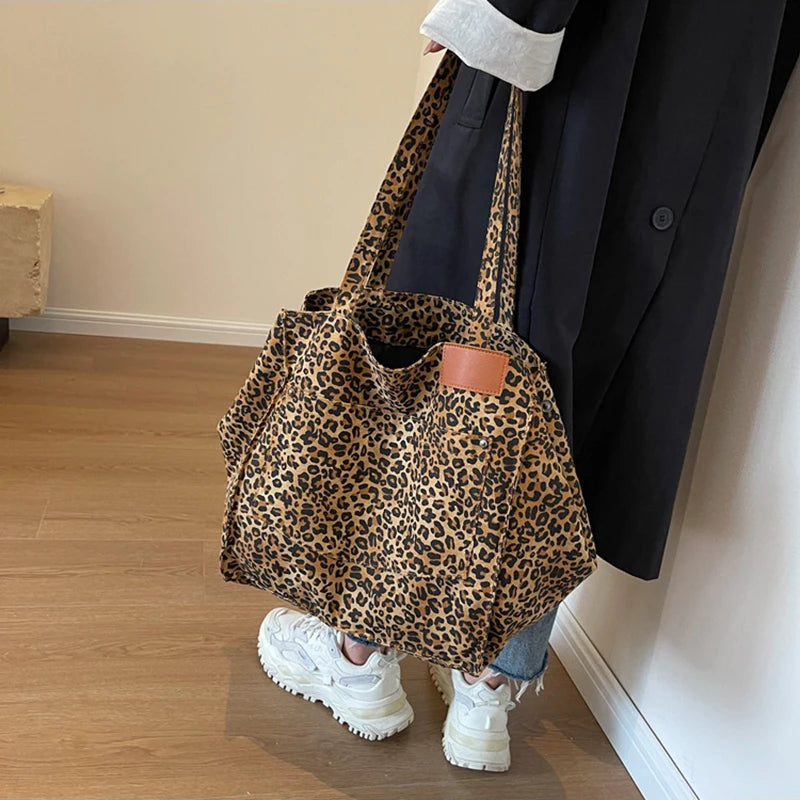 Leopard Pattern Tote Bag