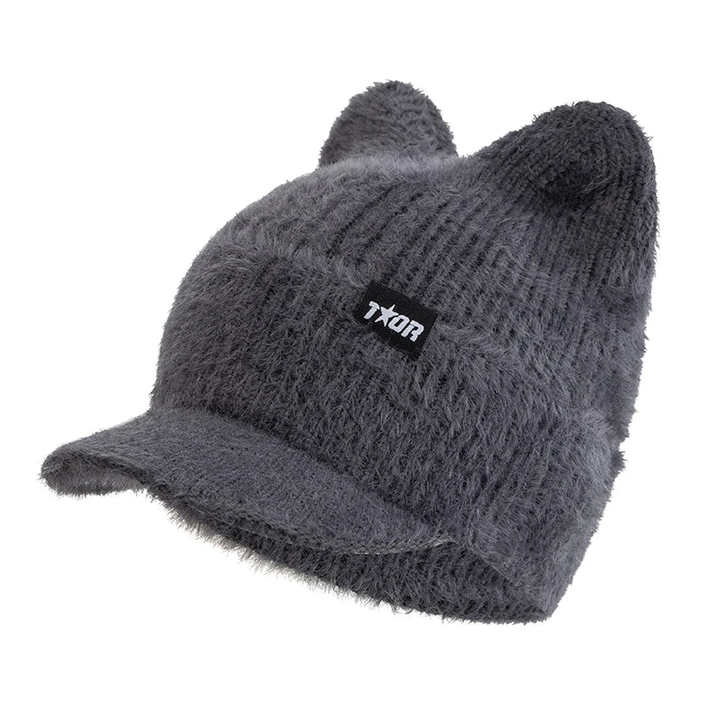 Cute Cat Ear Beanie Hats