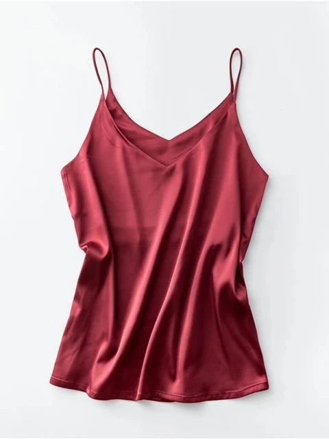 Strap Top Women Halter V Neck Basic Tank Tops