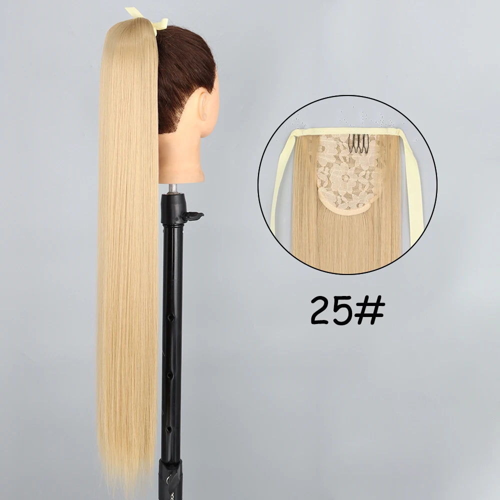 34inches Synthetic Ponytail Hair Extension