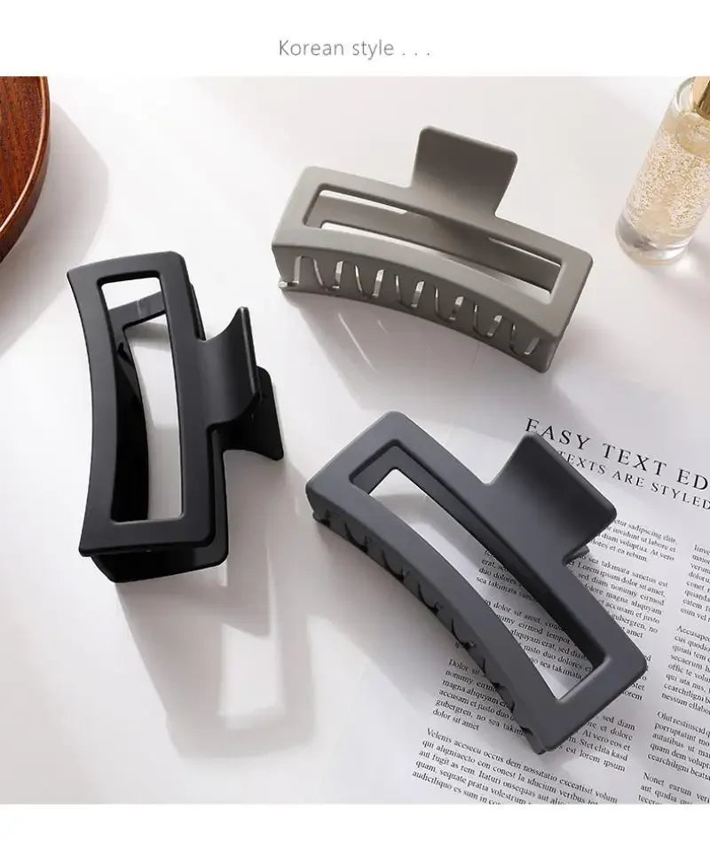 4pcs Hair Claw Simple Style