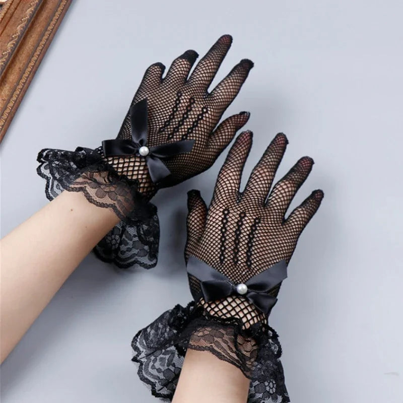 Lolita Lace Hollow Out Gloves