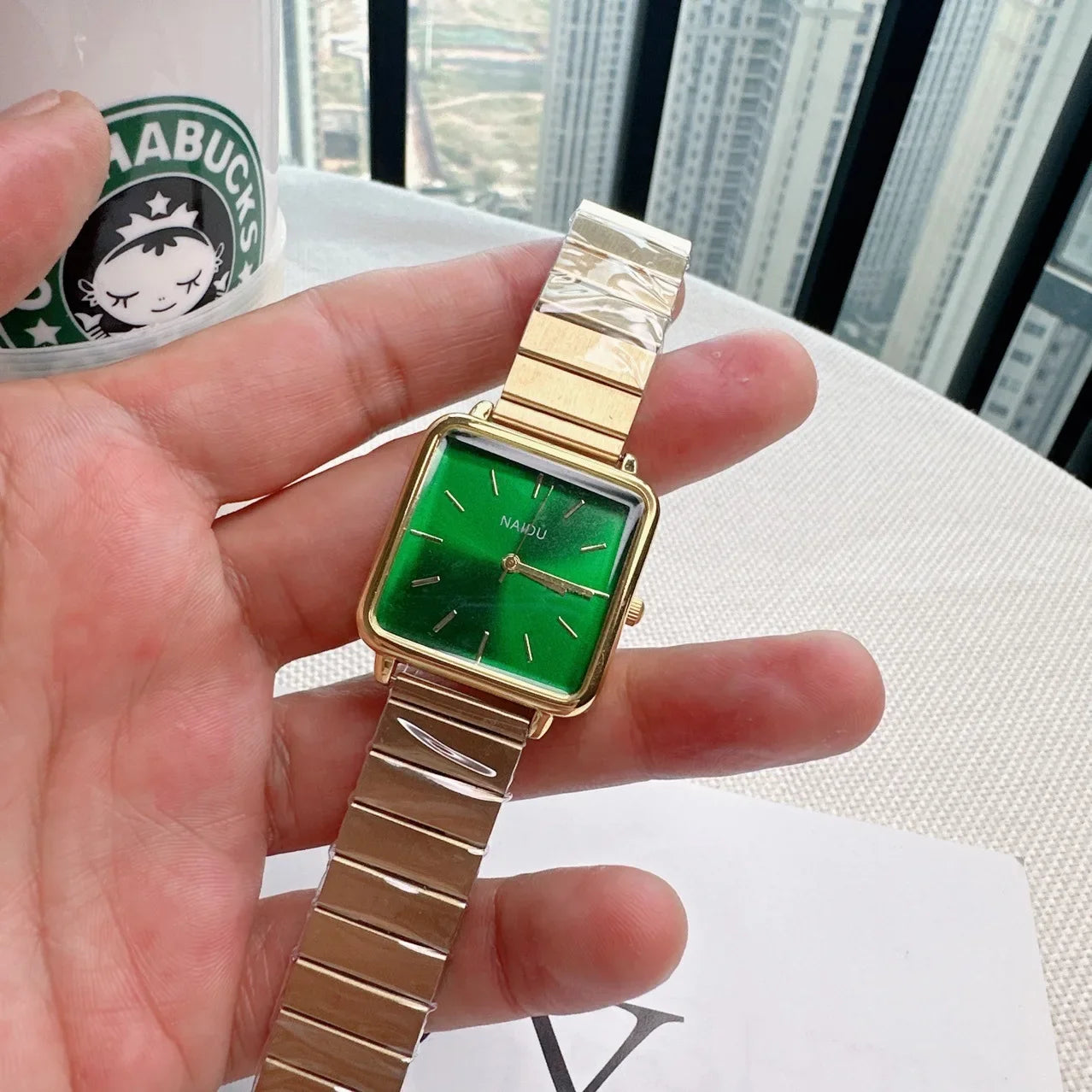 Square Watch Stainless Steel
