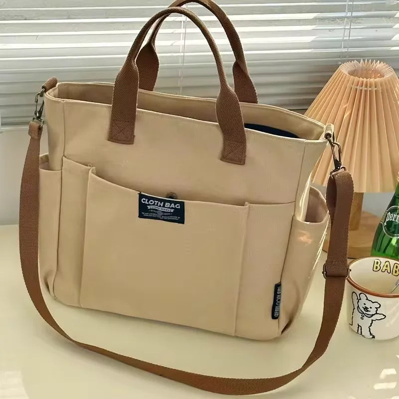Single Shoulder Diagonal Cross Portable Tote Bag