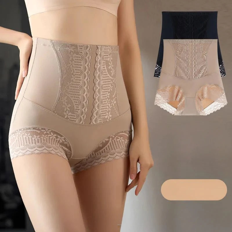 High Waist Flat Belly Shorts Butt Lifter