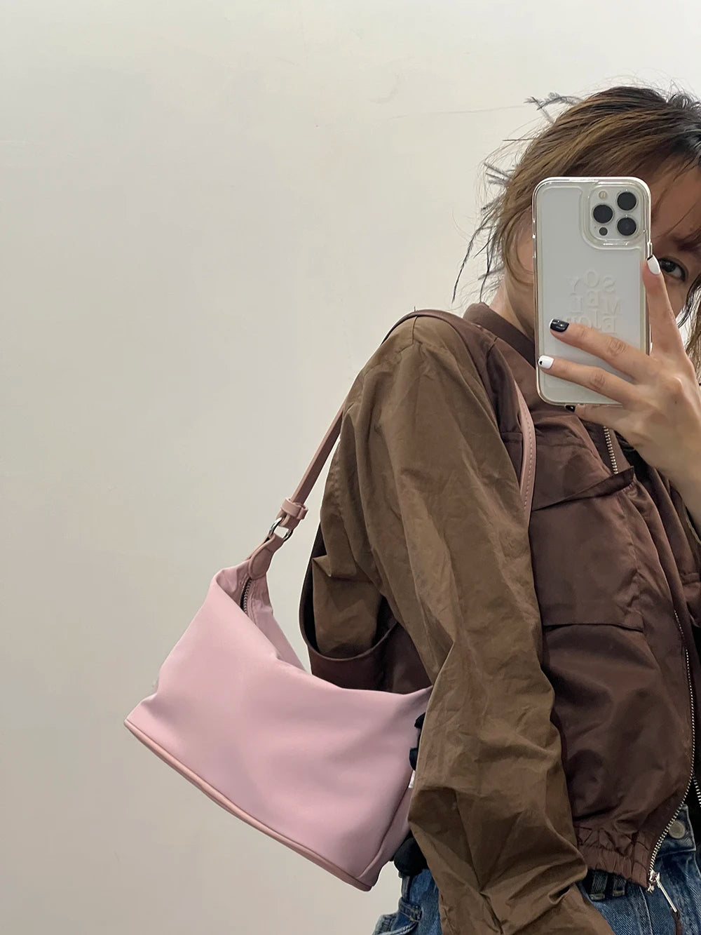 Homemade Fabric Underarm Bag