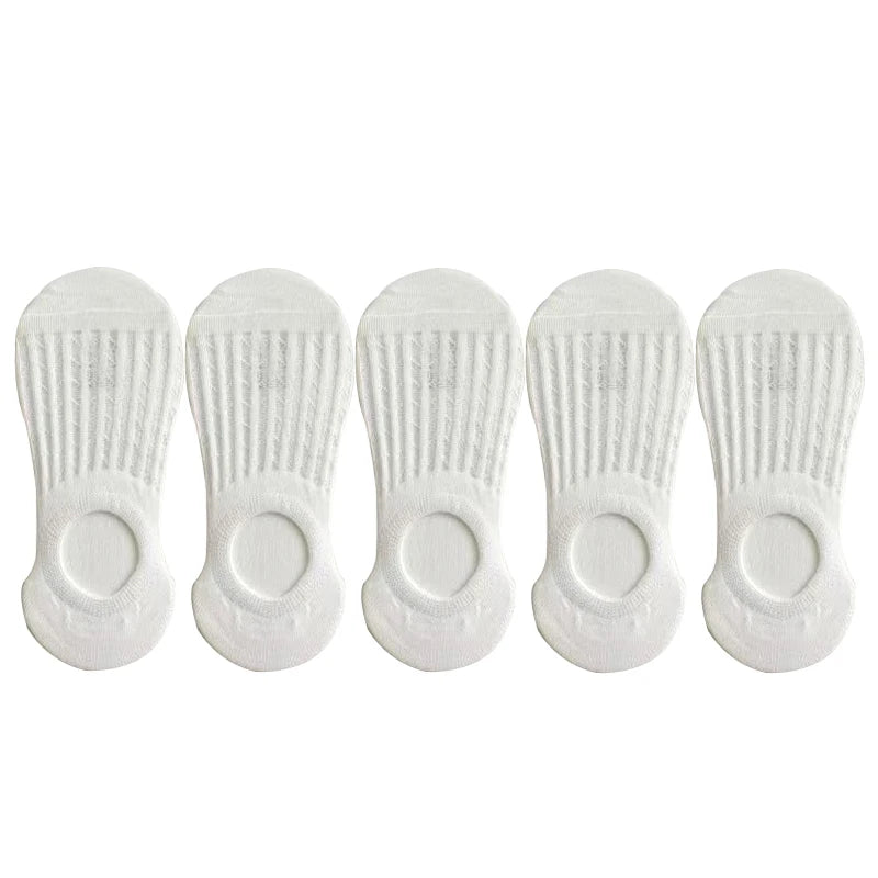 Lace Breathable Silicone Non-slip Cotton Boat Socks