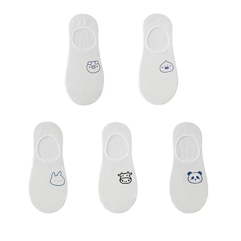 Women's Socks Set Invisible Cartoon Cute Socks