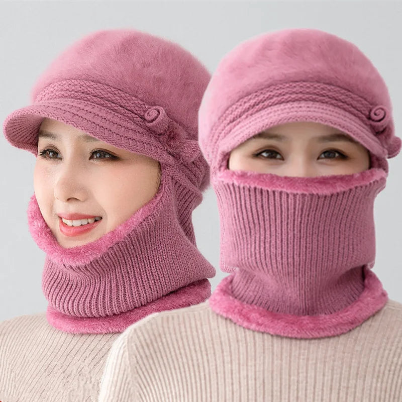 Fur Lined Keep Warm Hats For Women