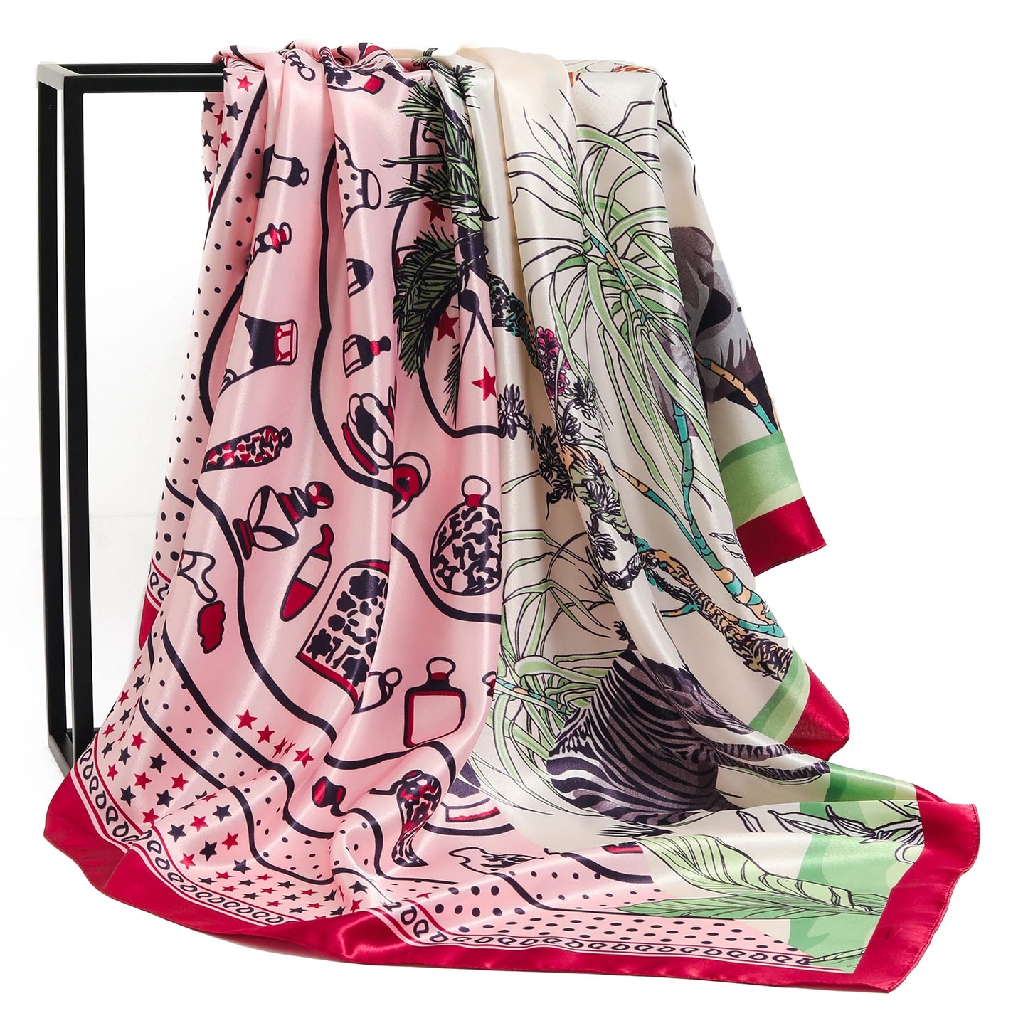 90*90cm Women Scarf Silk