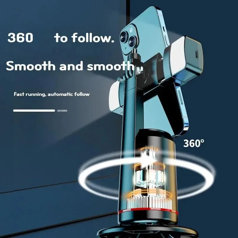 360 Rotation Follow-up Gimbal Stabilizer Monopod