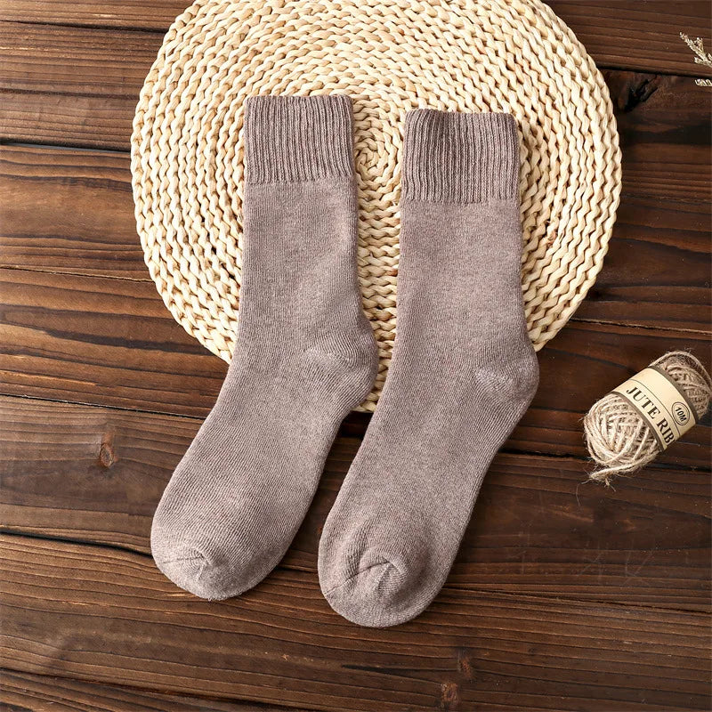 Thick Thermal Terry Socks