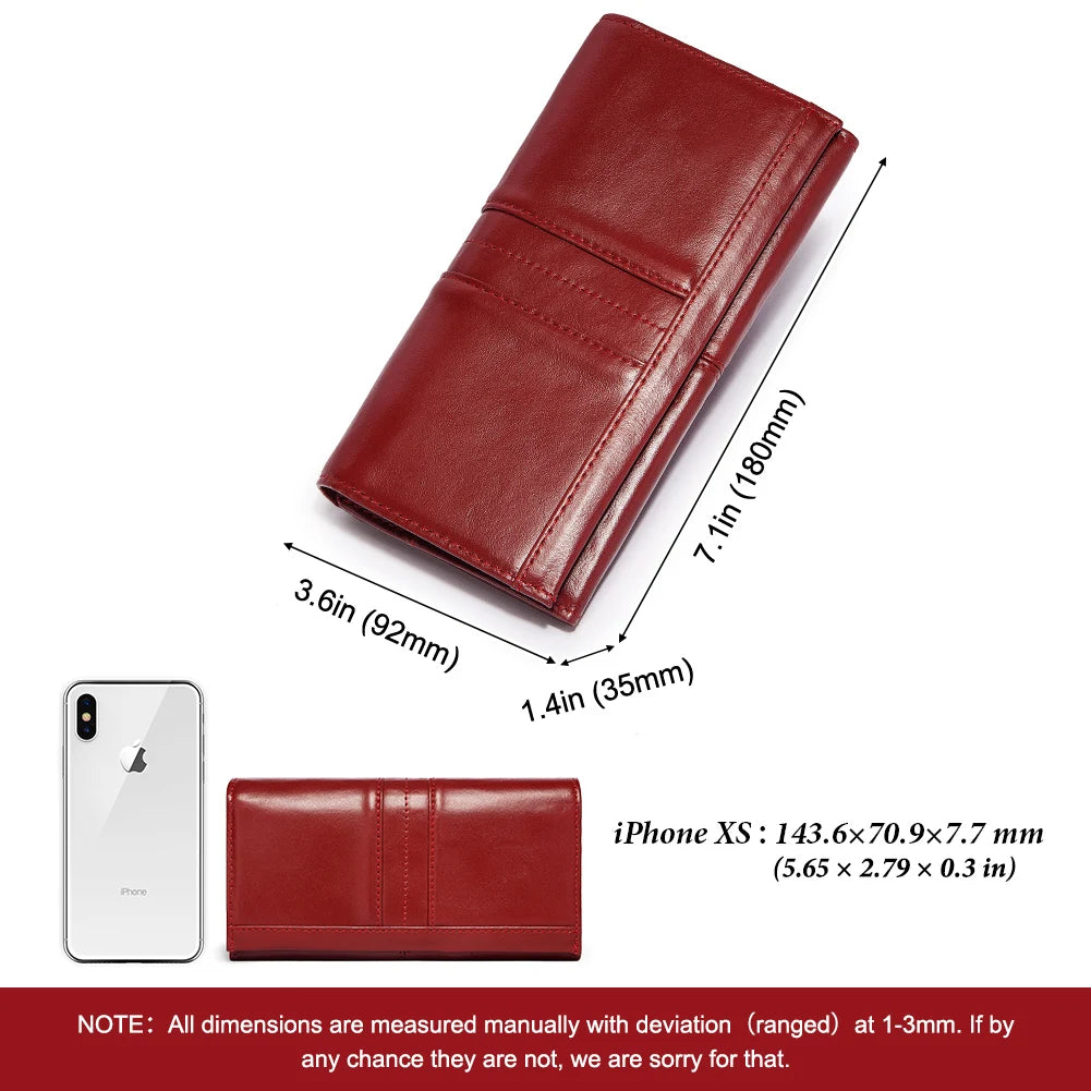 Women's Clutch Bag Genuine Leather Wallets