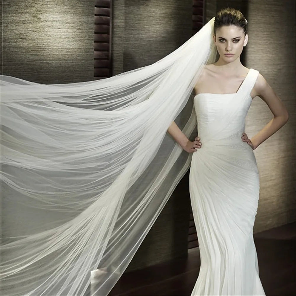 2/3/5 M White Ivory Wedding Veil Bride Accessories