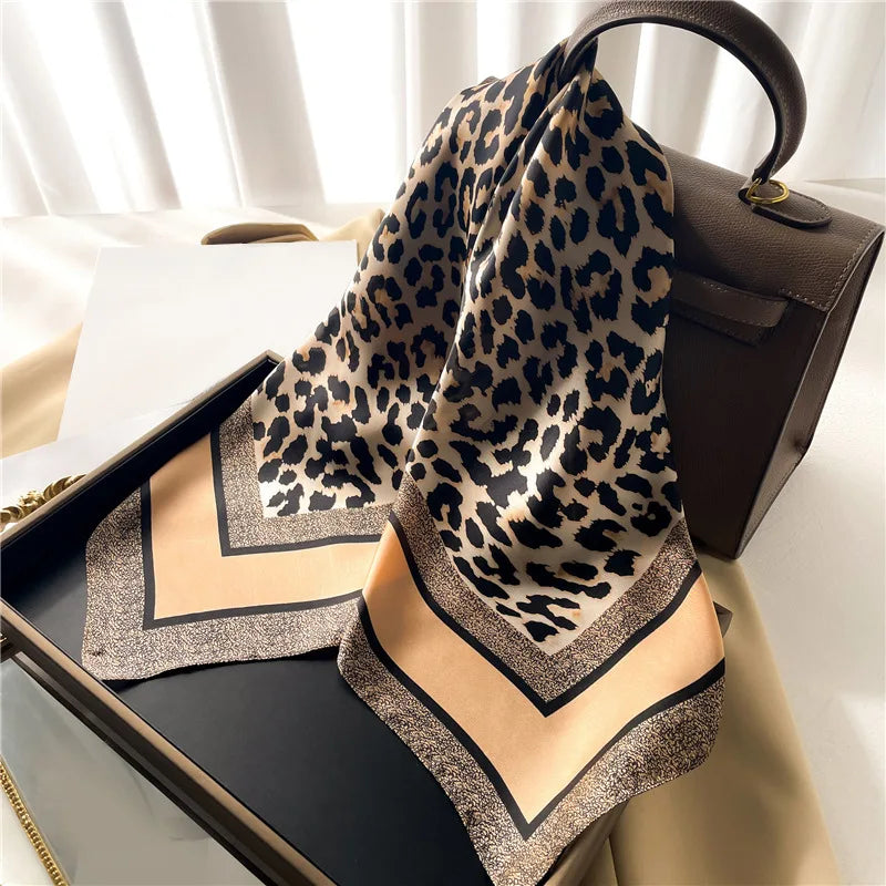 Neckerchief Female Luxury Square Scarf