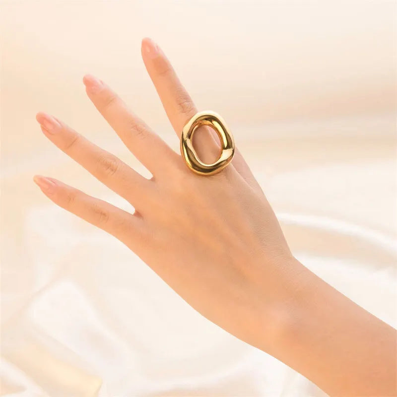 Stainless Steel Chunky Ring