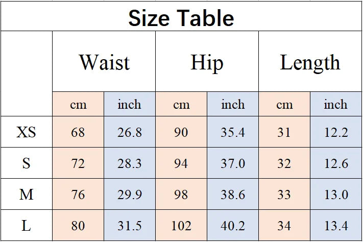 Side Zipper Skirts Shorts Vintage High Waist