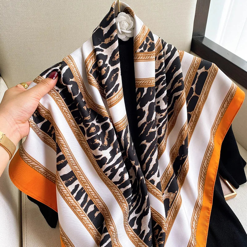90*90cm Women Scarf Silk