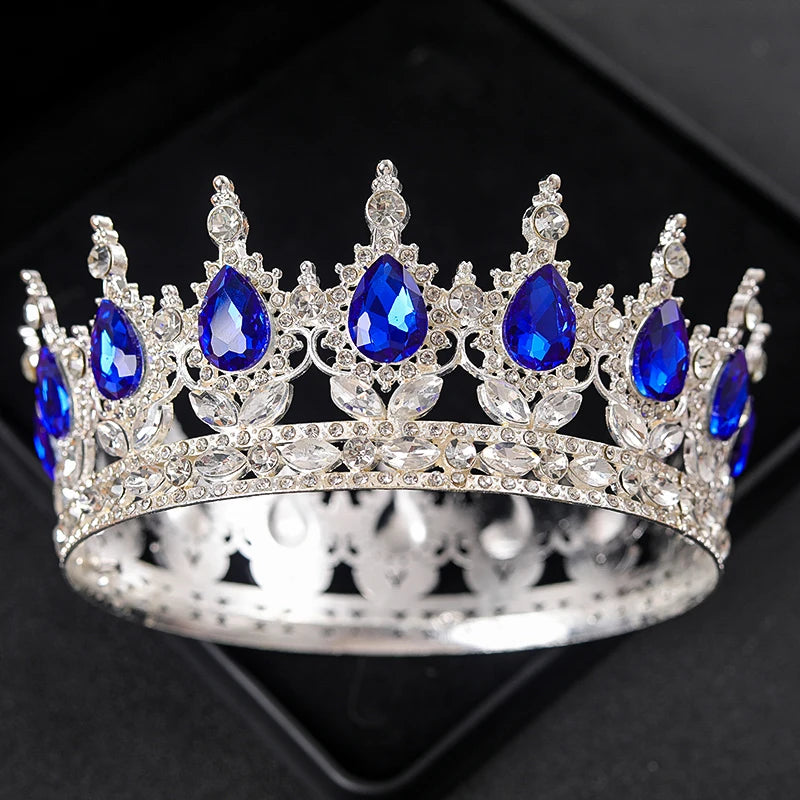 Baroque Round Wedding Crown