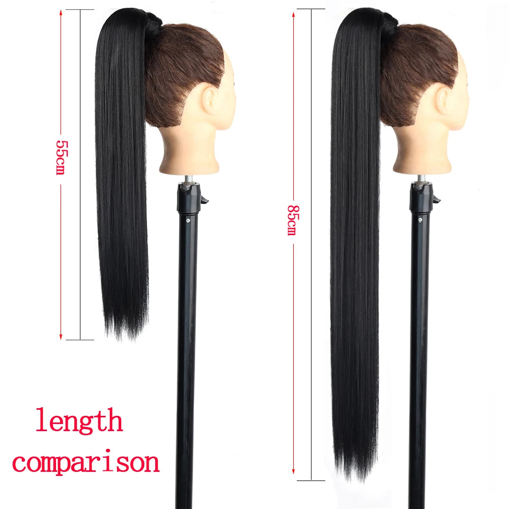 34inches Synthetic Ponytail Hair Extension