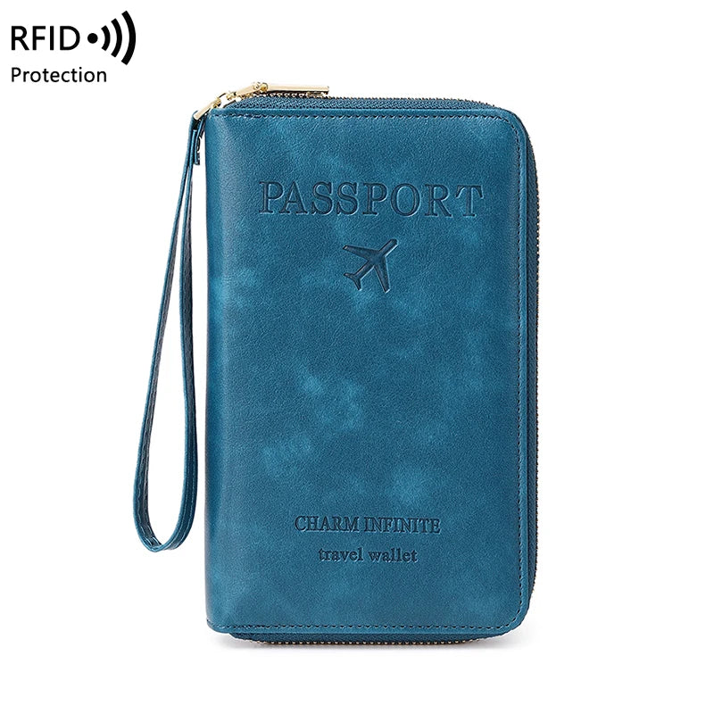 Blocking Passport Holder, Travel Wallet, Ticket, Credit Card Bag