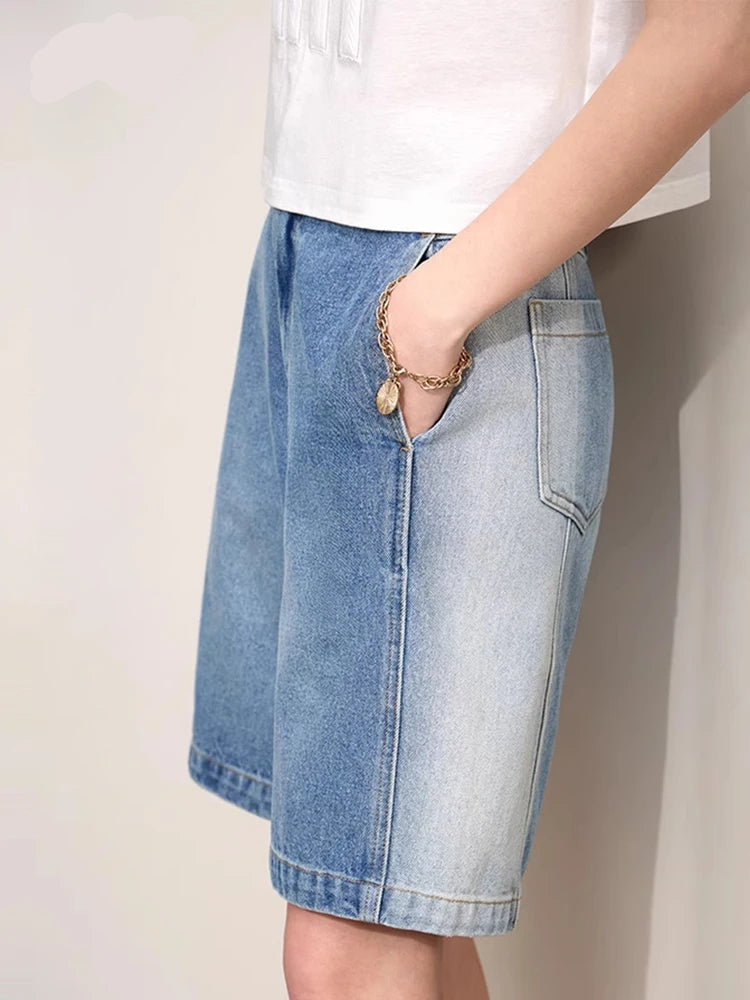 Minimalism Jeans Shorts