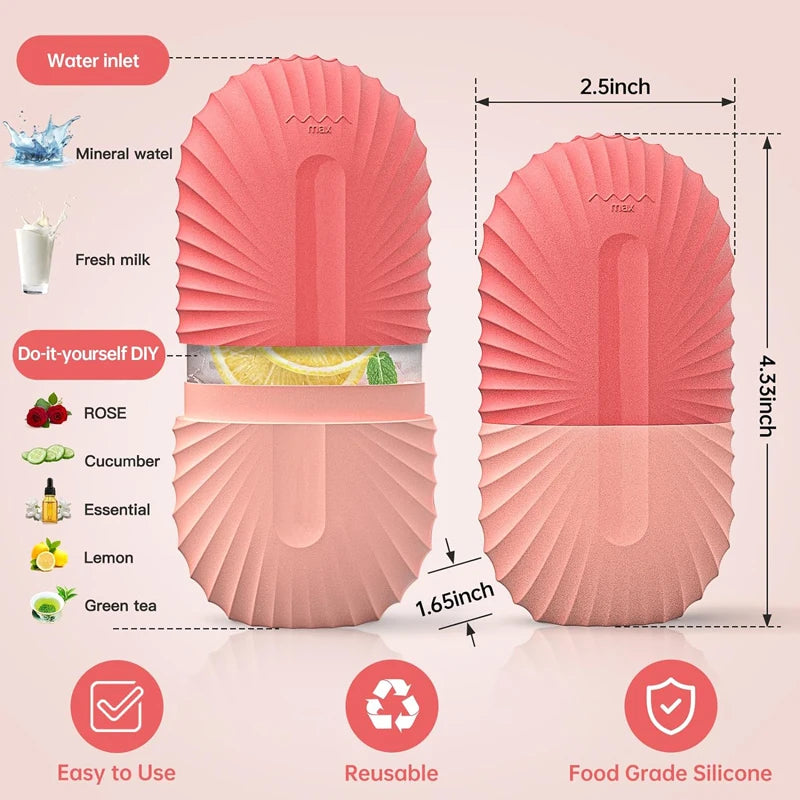 Ice Face Roller Ice Cube Beauty Massage Silicone