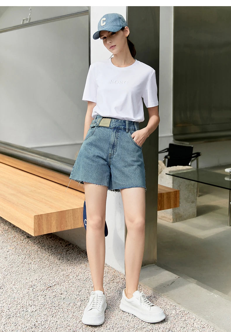 Minimalism Summer New Fashion Design Jeans for Women