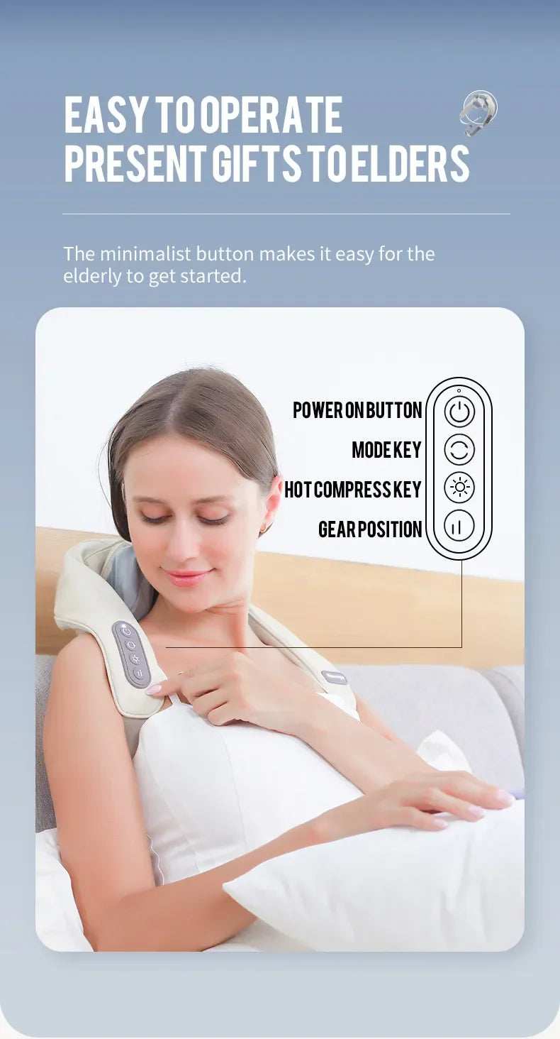 Electric Heat Neck Massage