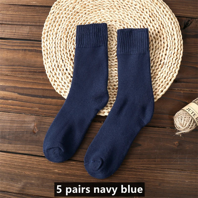 Thick Thermal Terry Socks