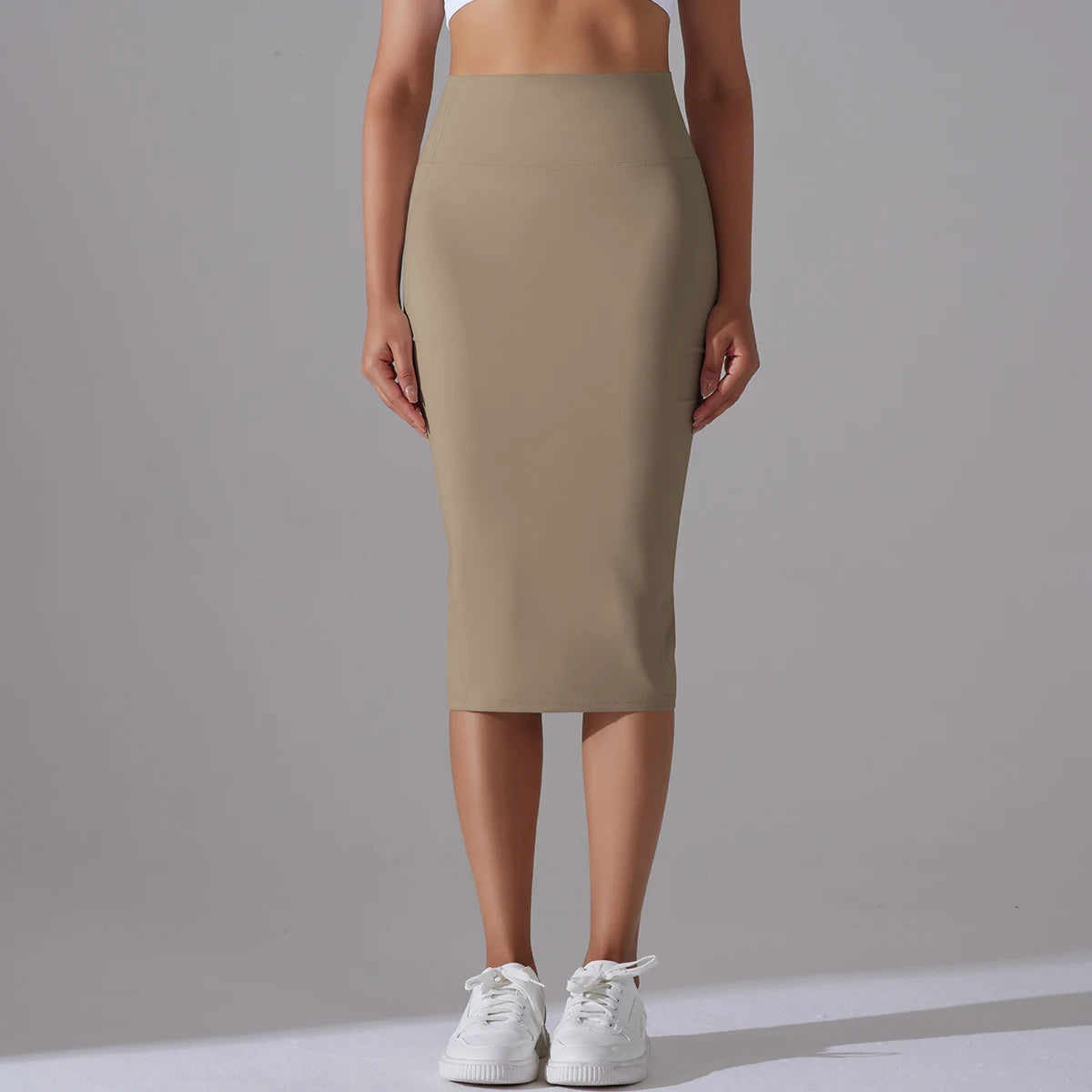 Women's Sexy Naked Feel Fabric Skinny Pencil Skirt