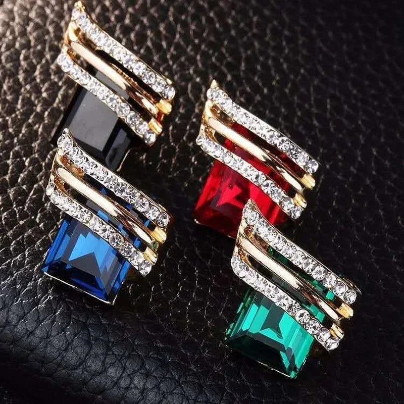 Crystal Earrings Engagement Earrings