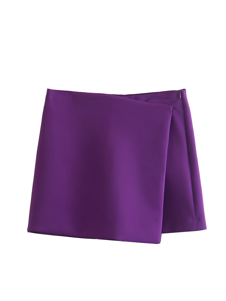 Shorts Vintage High Waist Skirt