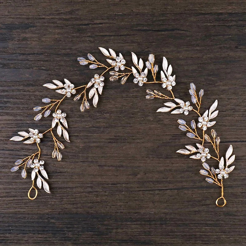 Bridal Pearl Headband Wedding Hair Accessories