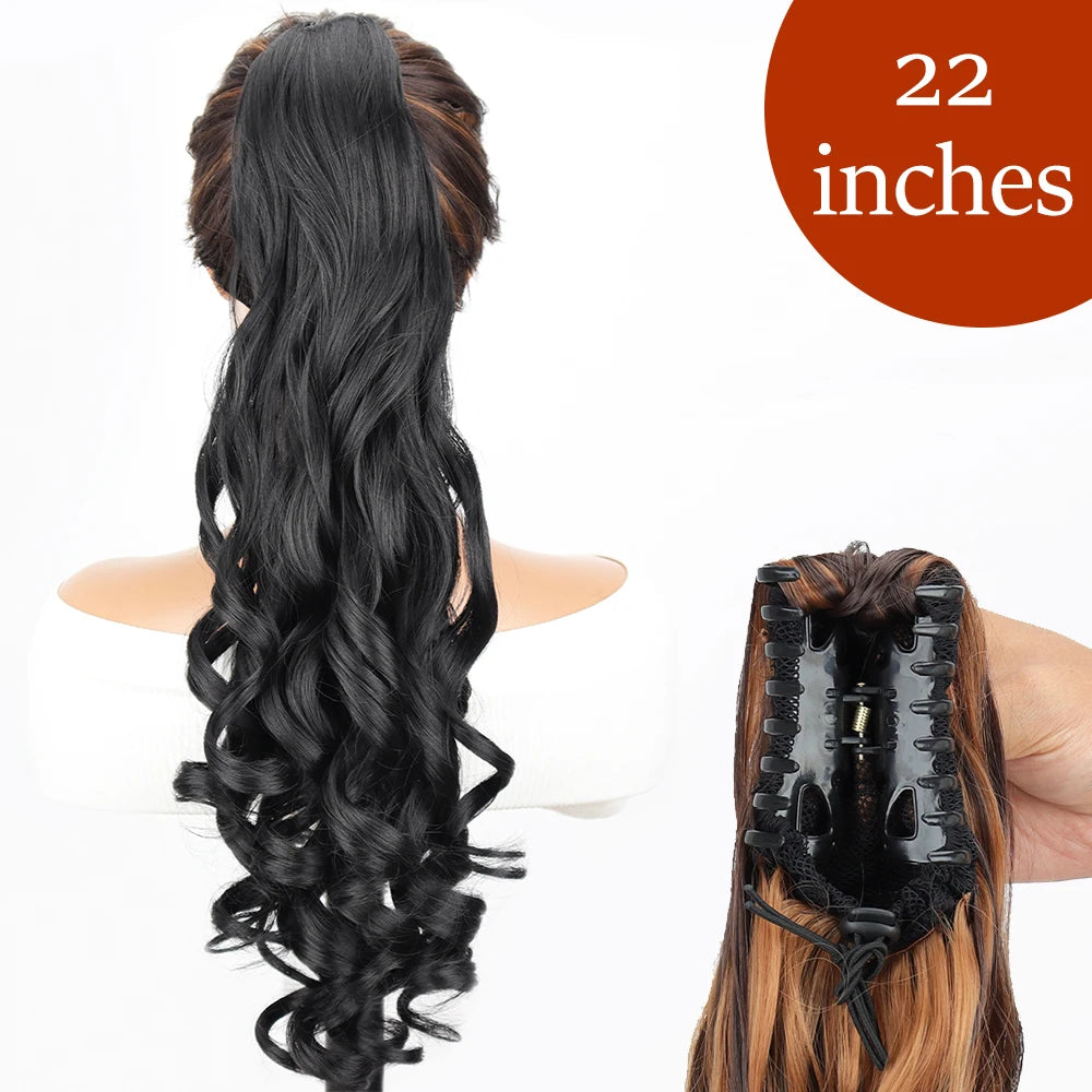 34inches Synthetic Ponytail Hair Extension