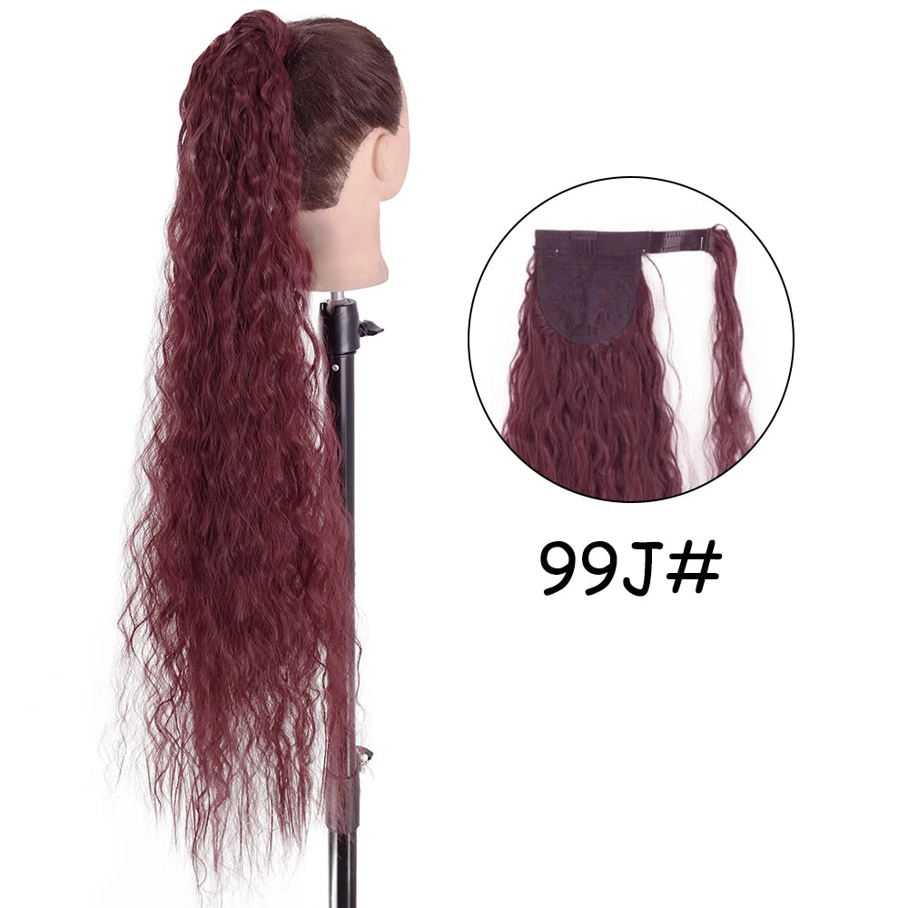 34inches Synthetic Ponytail Hair Extension