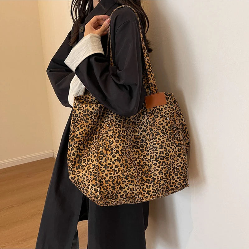 Leopard Pattern Tote Bag