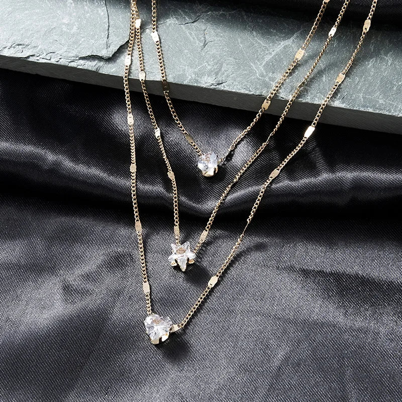 Zircon Pendant Necklace