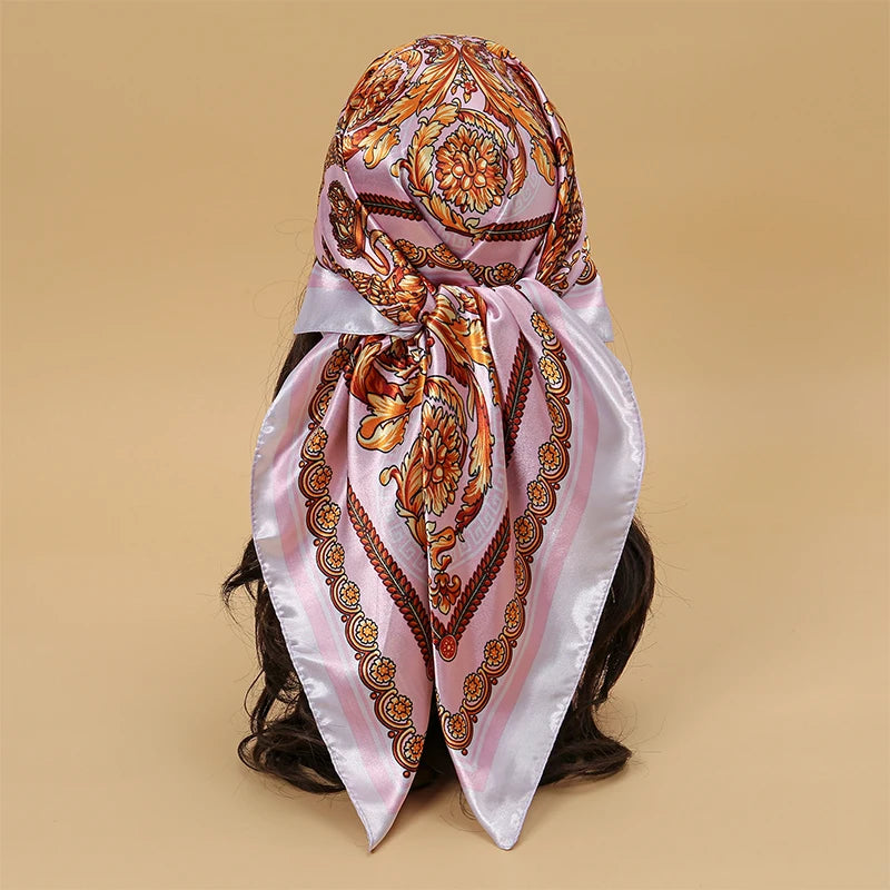 Satin Square Scarf