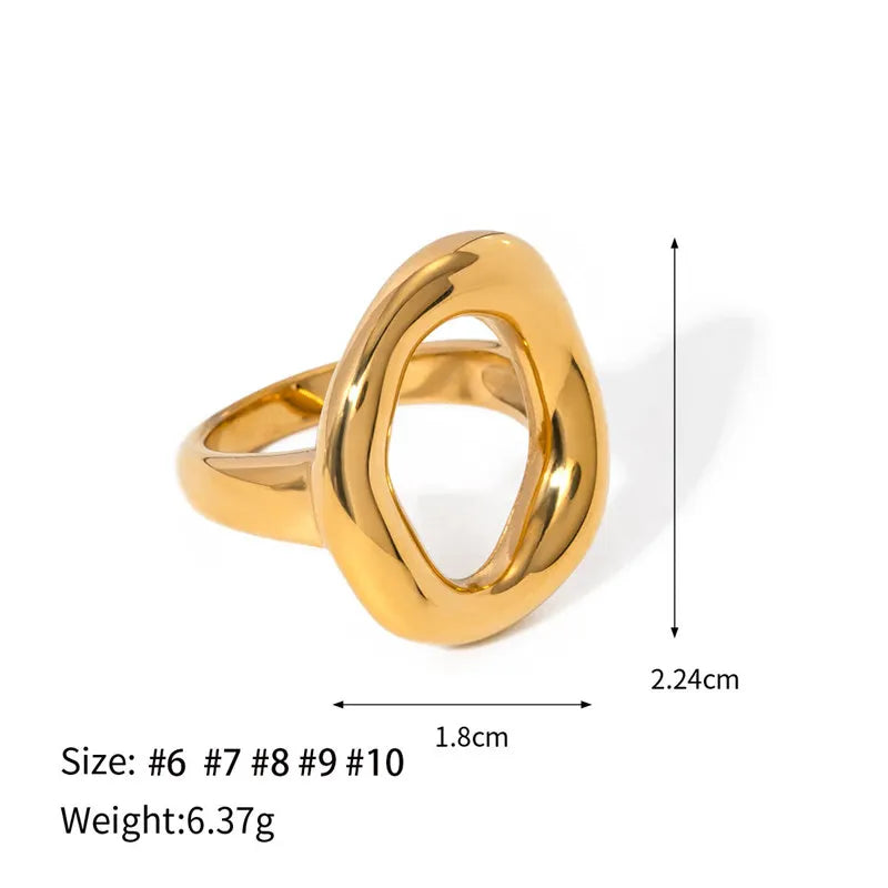 Stainless Steel Chunky Ring