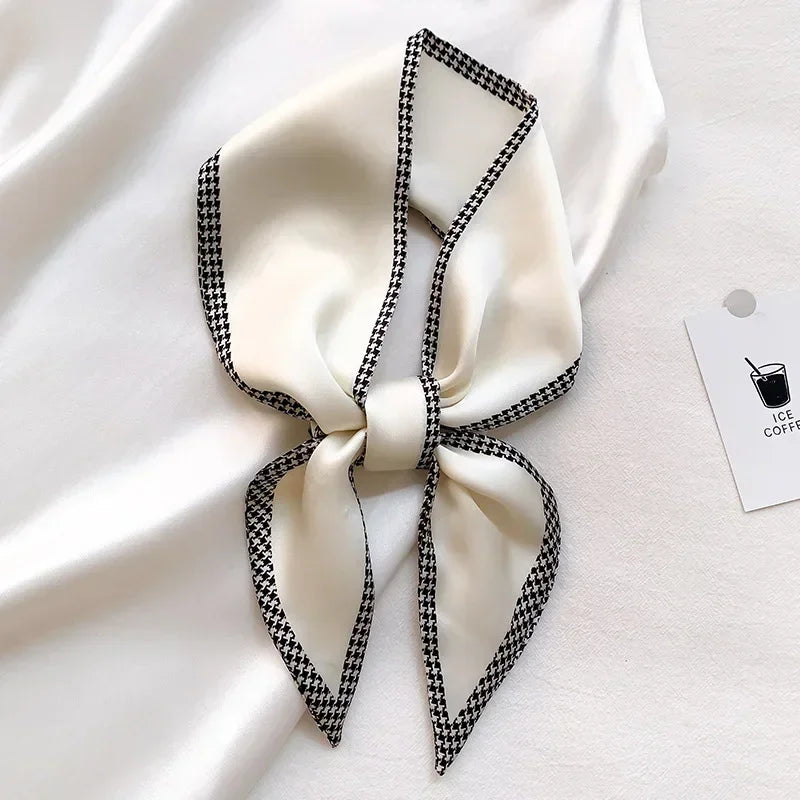 Fashion Print Hair Ribbon Scarf
