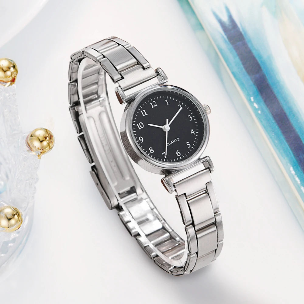 Steel Band Quartz Watch