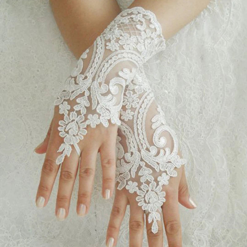 New Women Wedding Fingerless Gloves Accessory
