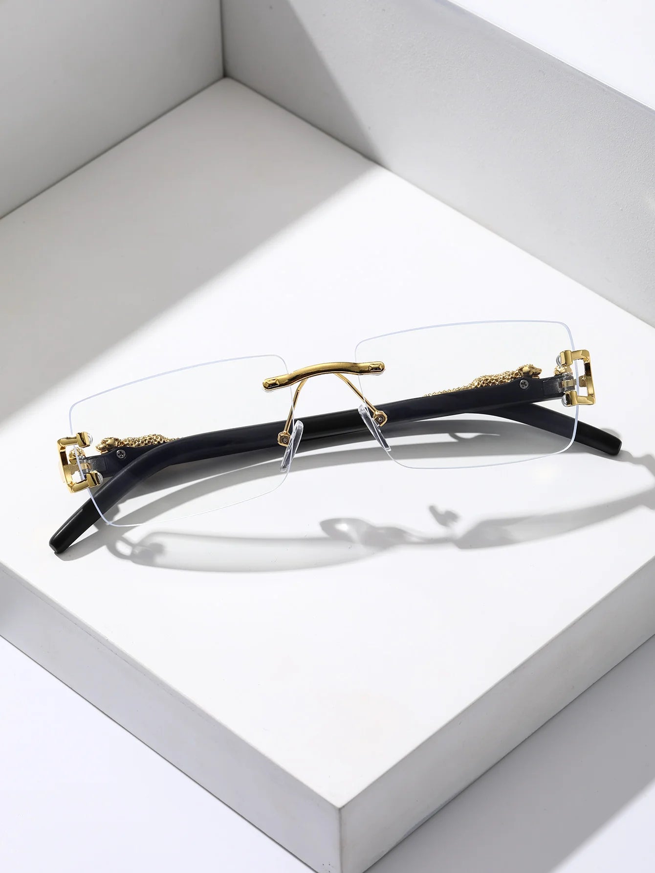 Trendy Frameless Rectangular Personalized Sunglasses