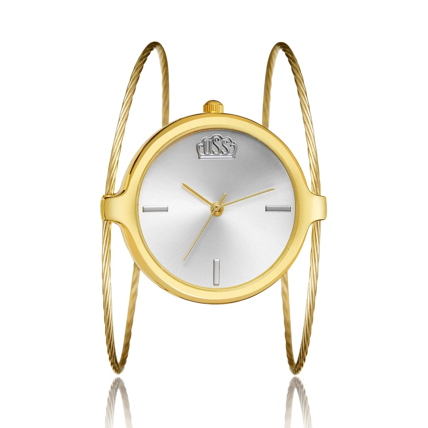 Elegant alloy ladies watch, quartz watch.